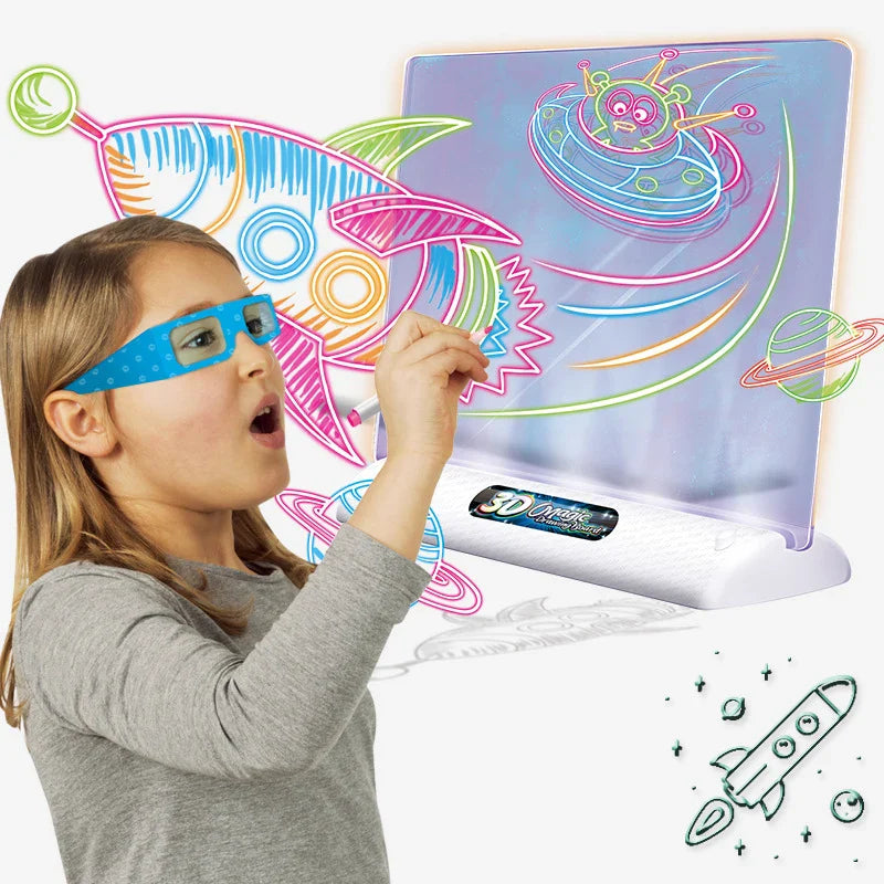 LuminArt™ - Pizarra mágica 3D✨