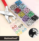 ButtonTool™ -Kit de remaches - Aplicadora de botones a presión 🔘 ✓ ⚒️