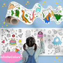 InfiniteColors™🎈 | Rollo de dibujo para niños de 3 metros 🌈