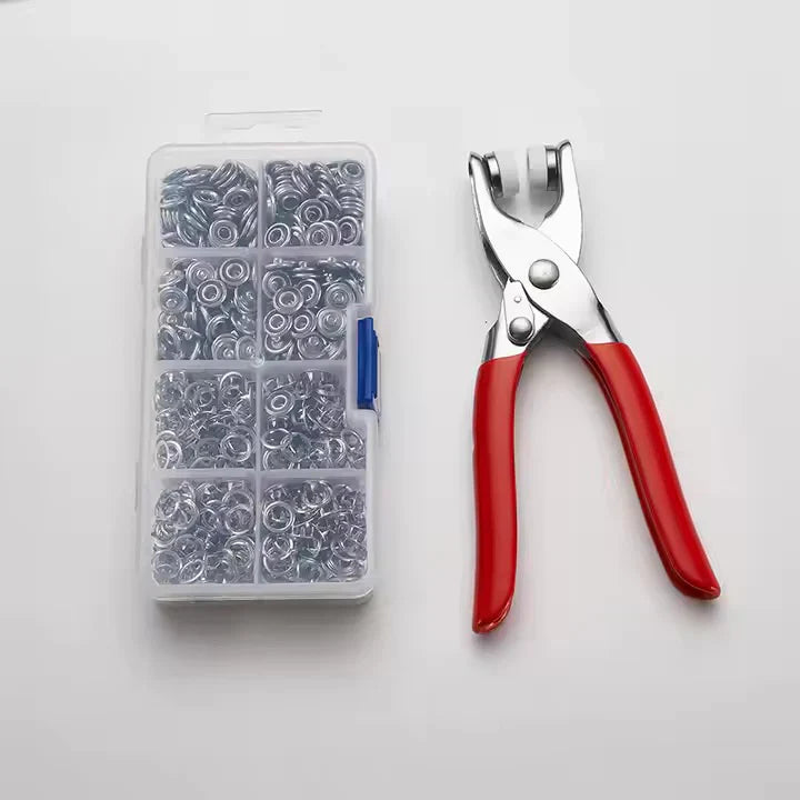 ButtonTool™ -Kit de remaches - Aplicadora de botones a presión 🔘 ✓ ⚒️