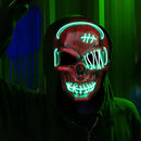 Máscara LED viral! Lo más original para Halloween ☠️🎃☠️